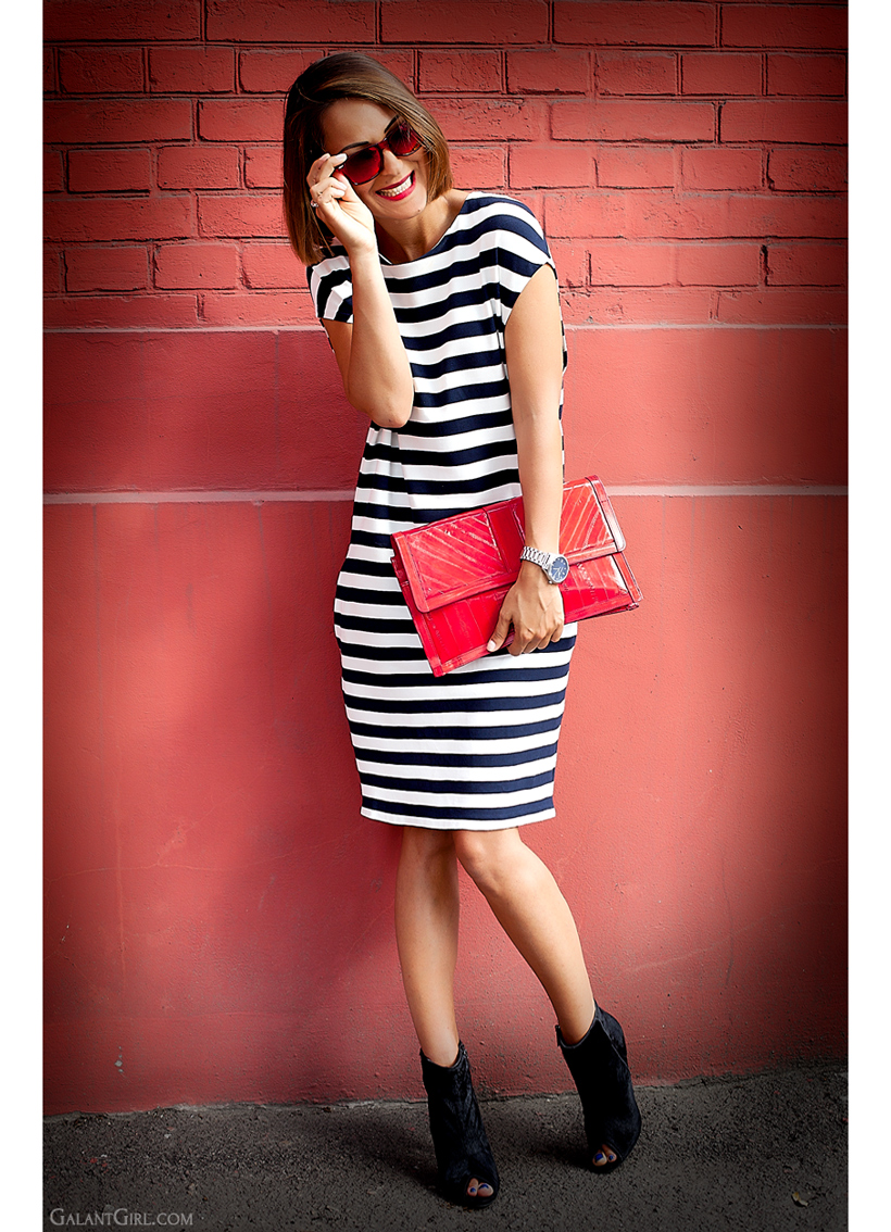 striped dress 