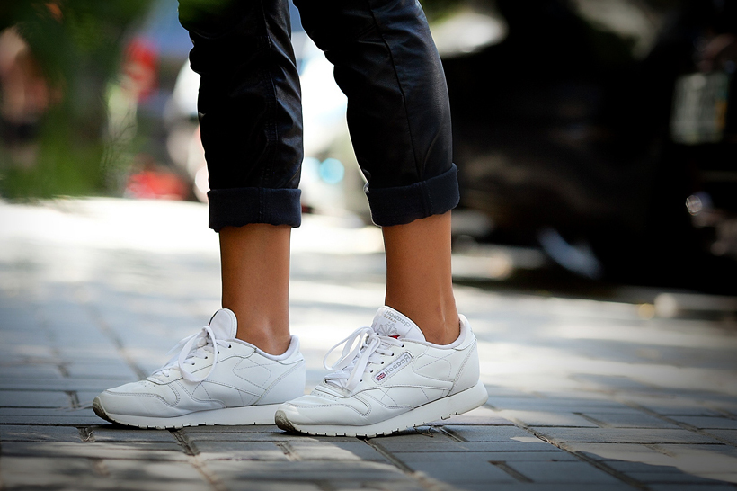 Reebok classic white sneakers