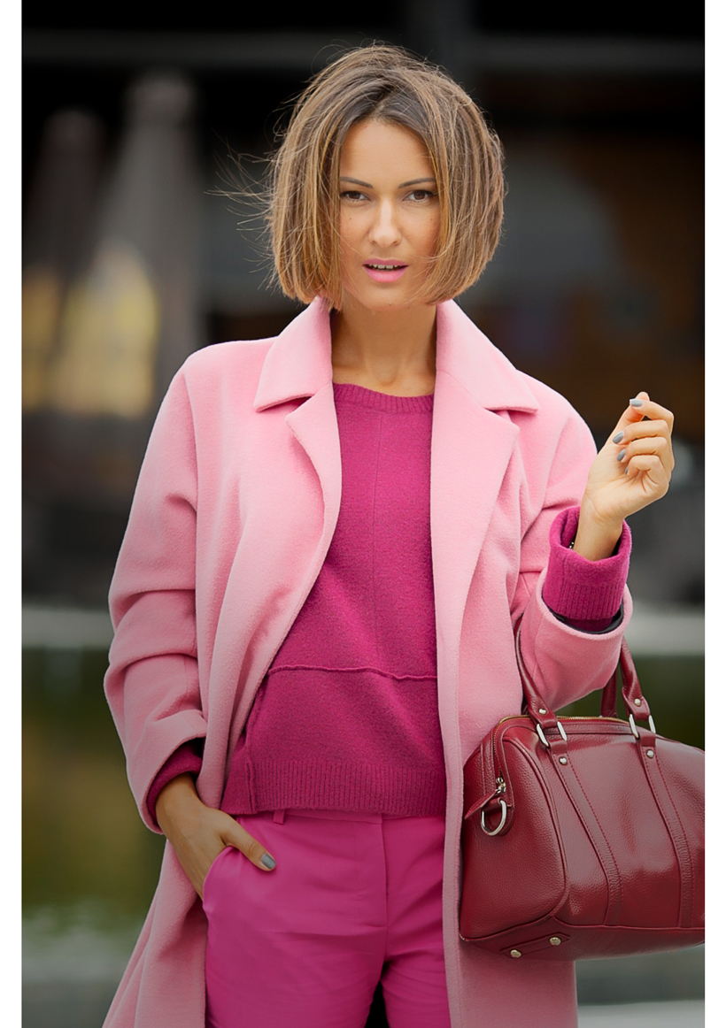 pink coat for fall 2014 on GalantGirl.com
