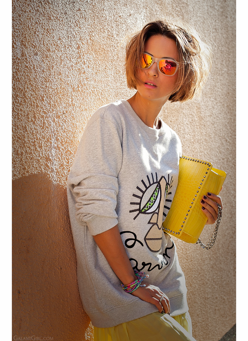 carven sweatshirt outfit by Galant girl
