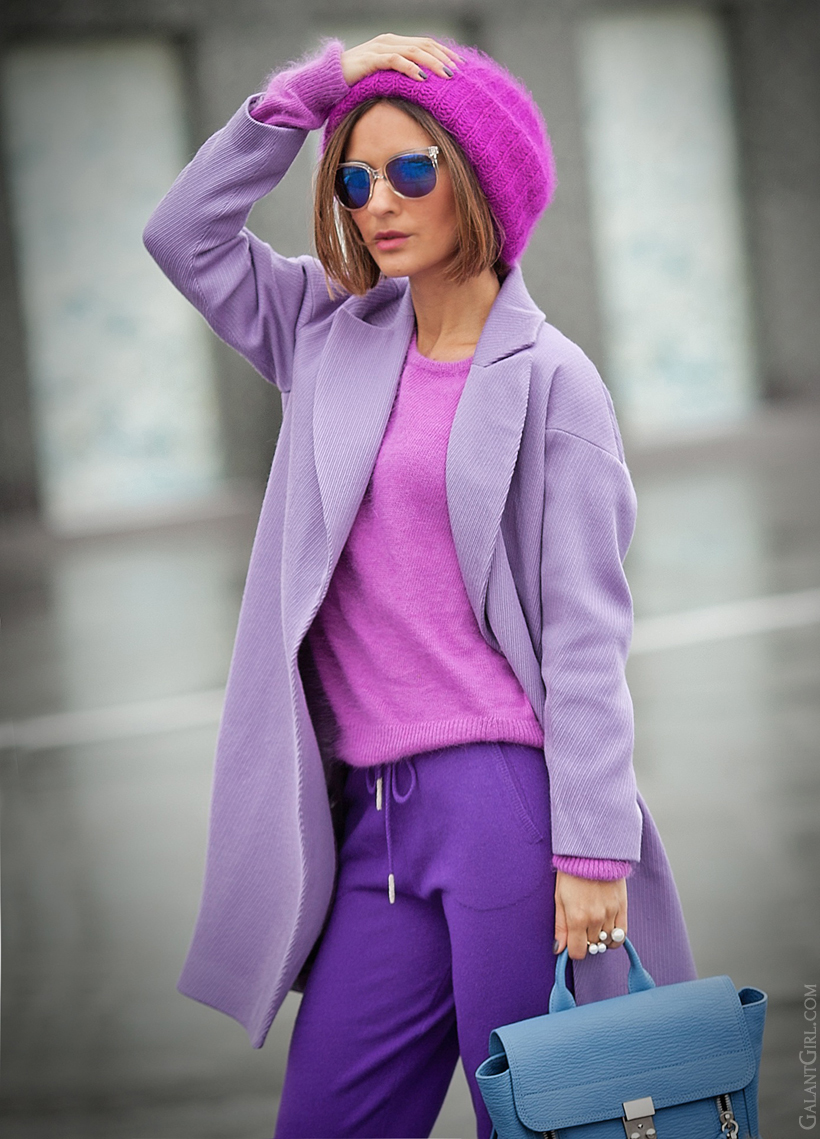 purple mix in fashion on GalantGirl.com