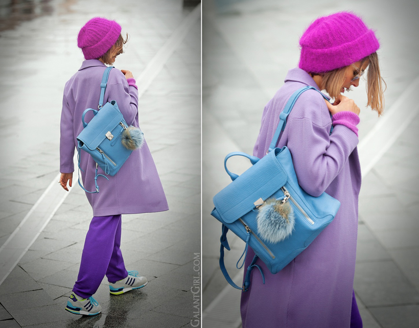 3.1 Phillip Lim blue pashli backpack on GalantGirl.com