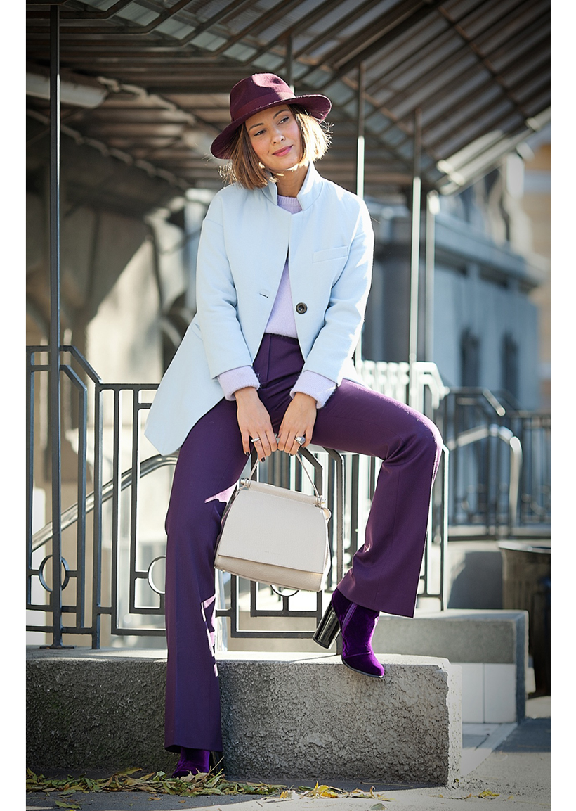 flare trousers outfit 2014 on GalantGirl.com