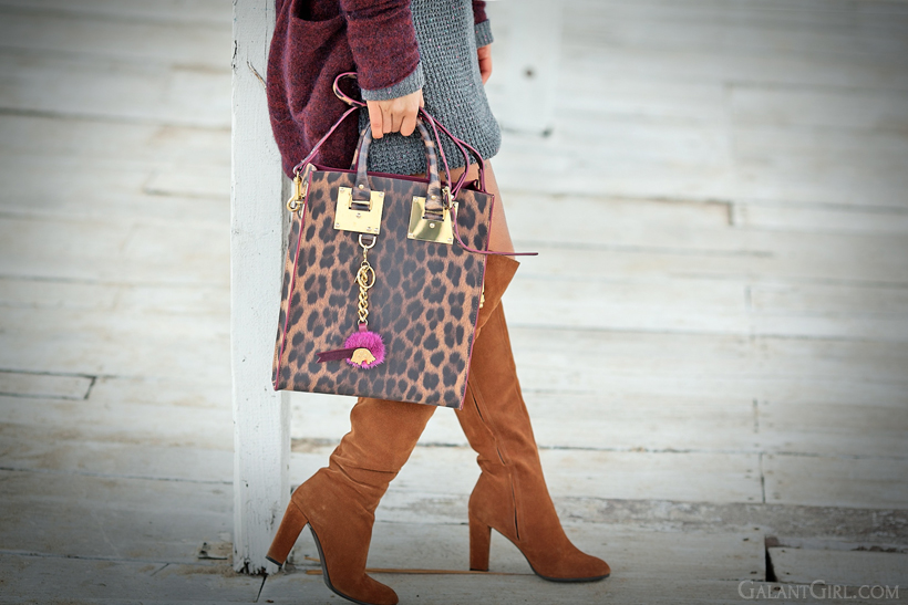 sophie hulme leopard tote bag on GalantGirl.com