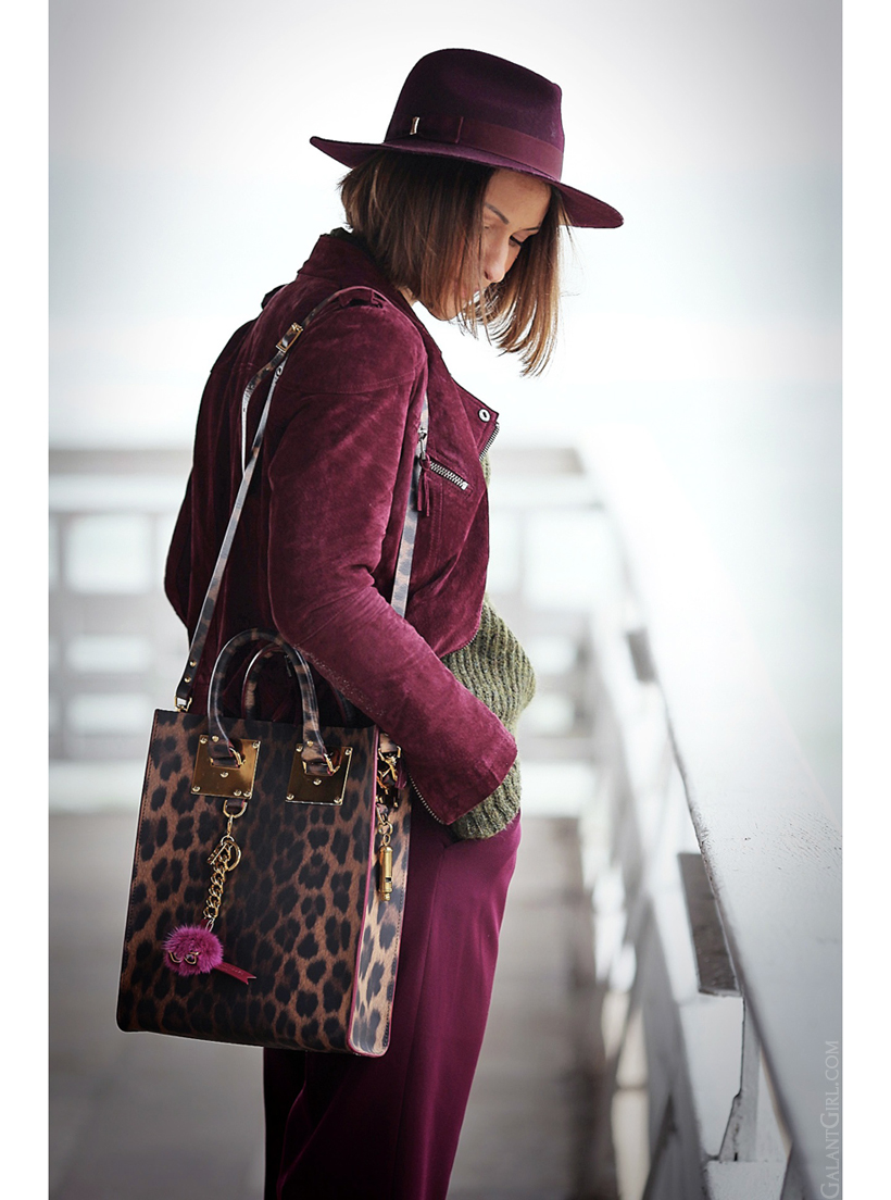 Sophie Hulme leopard-print tote bag on GalantGirl.com