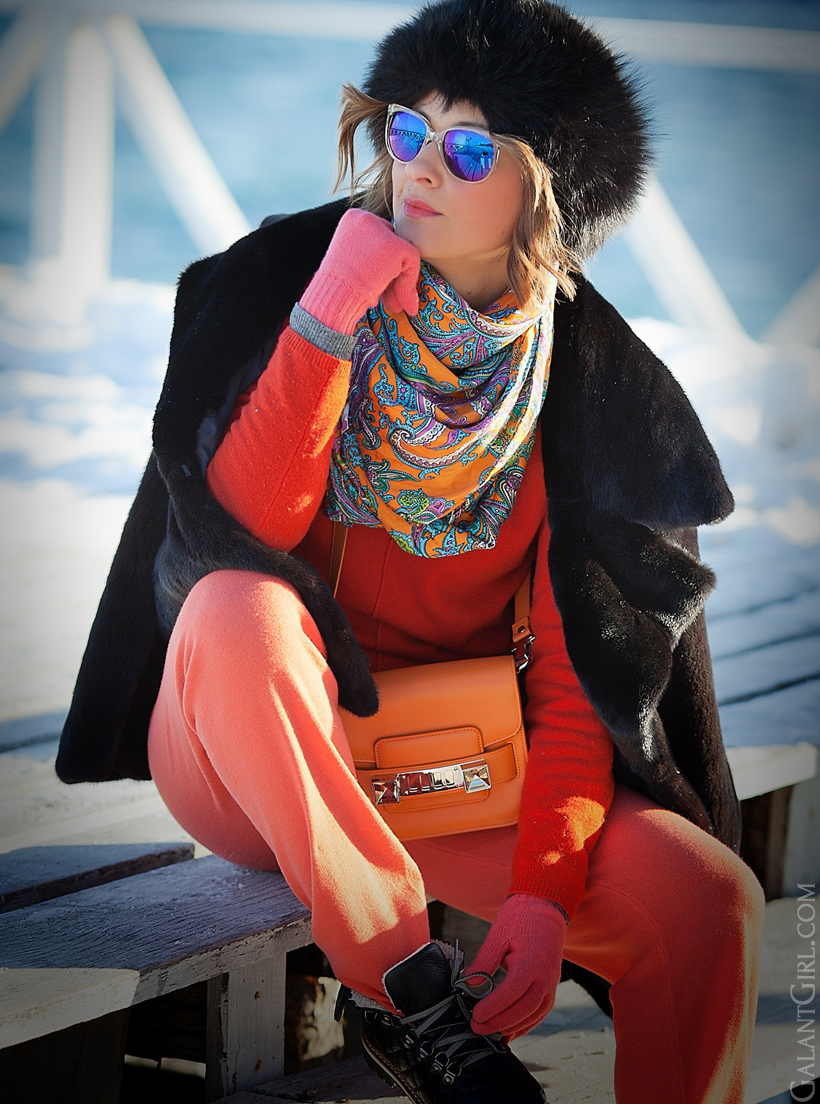 warm winter outfit, winter outfit, cold days outfit, fur winter outfit, galant girl, 