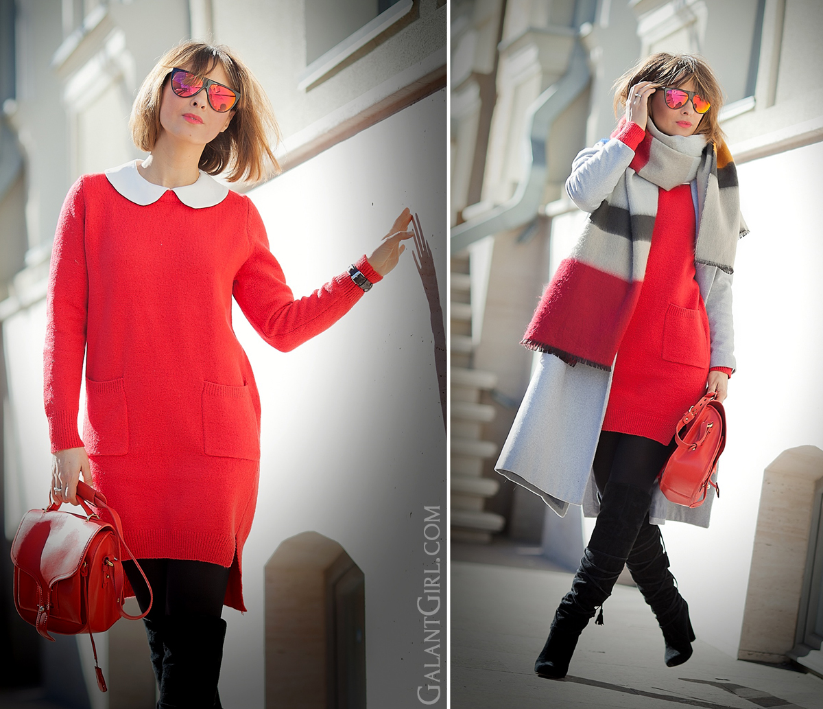 knit dress, galant girl, opening ceremony bag, ukrainian fashion blog,