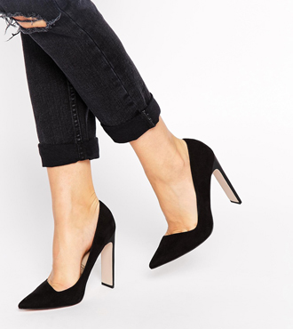 ASOS PREFECTS Pointed High Heels