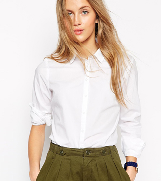 ASOS Fitted White Shirt