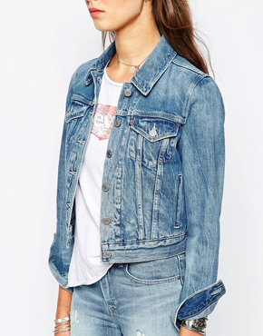 Levi's Fitted Denim Western Jacket