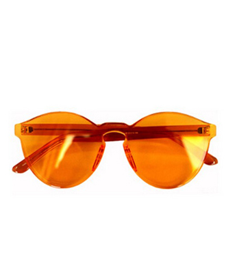 Vintage Colorful Frame Anti UVA Sunglasses