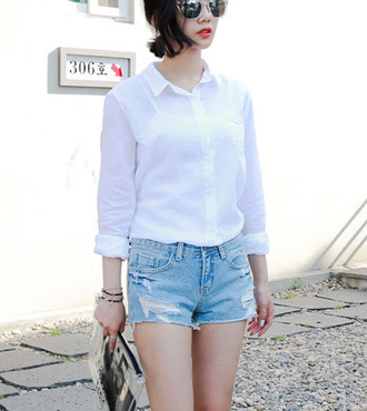  Linen Long-Sleeve Shirt
