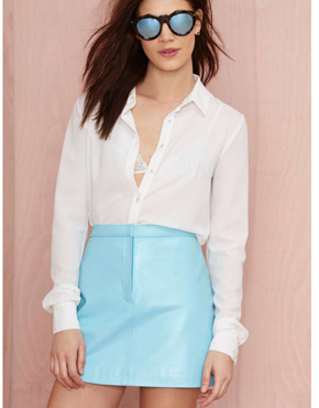Missy Skins Leather Skirt - only $83!