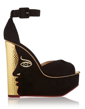 CHARLOTTE OLYMPIA Two-Faced wedge sandals