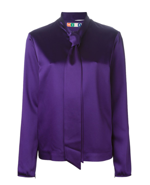 MSGM  pussy bow blouse