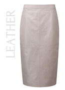 Pure Collection Leather Skirt