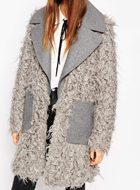 ASOS fur coat