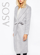 Missguided Belted Shawl Coat