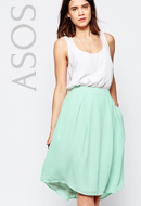Y.A.S Mint Midi Skirt