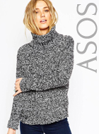 ASOS Chunky Jumper With High Neck