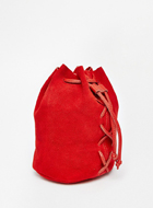 ASOS Leather Duffle Bag