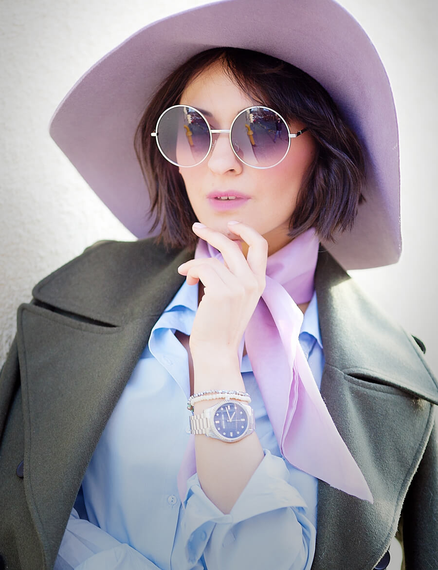 ellena+galant+girl-best-fashion-blogger-of-runet-lilac+scarf-lilac+floppy-hat