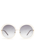 CHLOÉ Carlina round-frame sunglasses