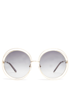 CHLOÉ Carlina round-frame sunglasses