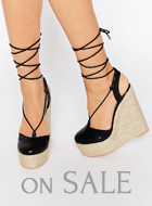 LOST INK Lace Up Sandals